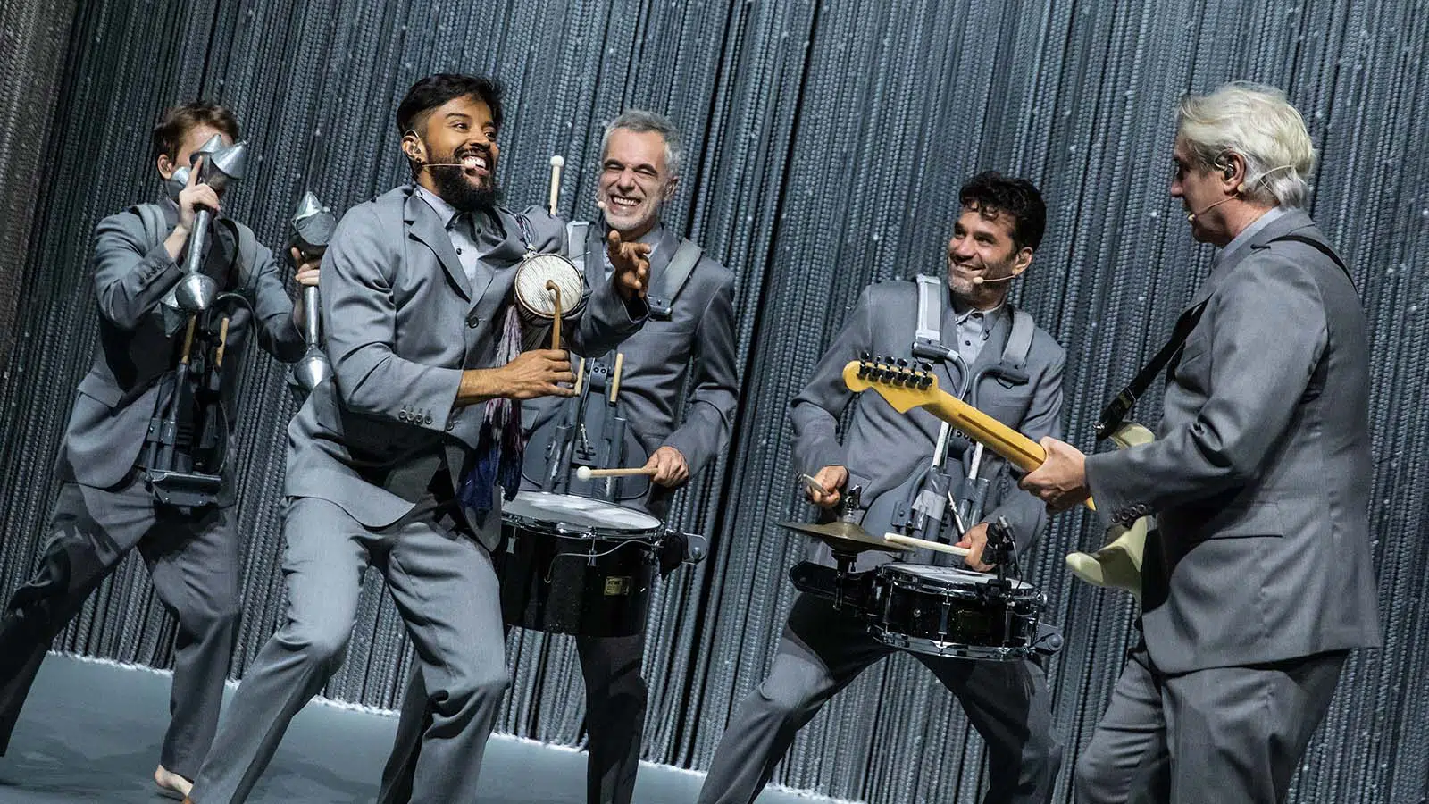 (L-R): Tim Keiper, Gustavo Di Dalva, Stéphane San Juan, Daniel Freedman, and David Byrne