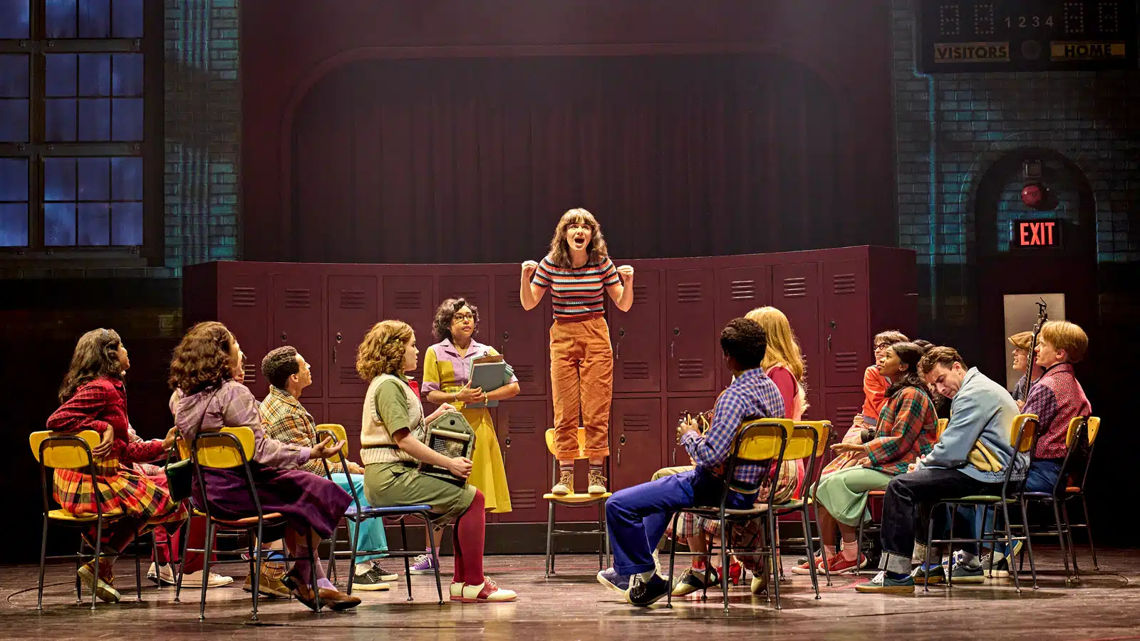 (L-R) Maisie Norma Seaton (Claudia Yount), Kemi Awoderu (Sue Anderson), Isabella Pappas (Joyce Maldonado) 